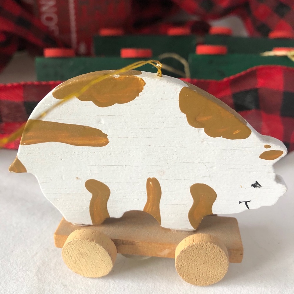 VINTAGE Pull Toy Ornaments (Set of 5) - Picture 10 of 10